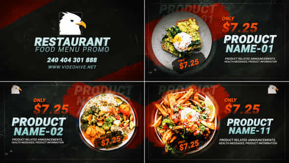 Food Menu Presentation Food Menu Promo - VideoHive 36076941