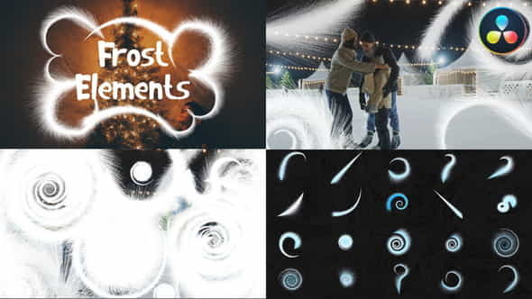 Frost Elements for DaVinci Resolve - VideoHive 35490849