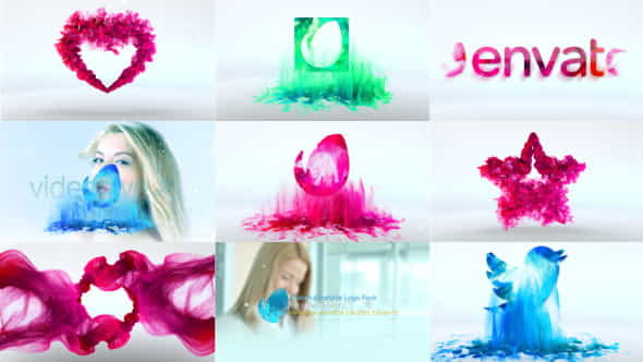 Colorful Particle Logo Pack - VideoHive 10116250