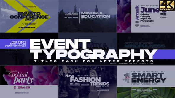 Event Typography - VideoHive 25270825