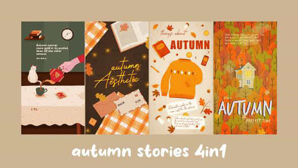 Autumn Vertical Stories - VideoHive 48648159
