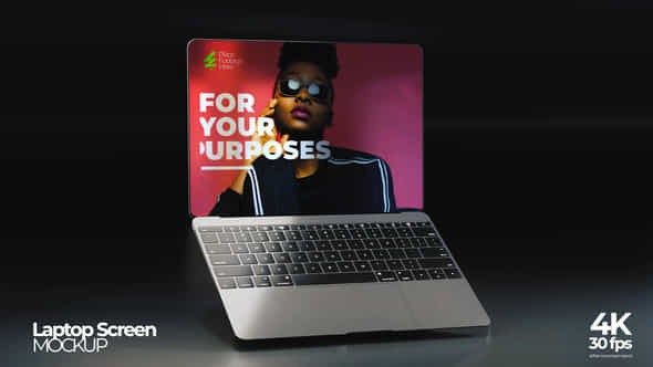 Dynamic Laptop Screen Display Mockup Premiere - VideoHive 54967698