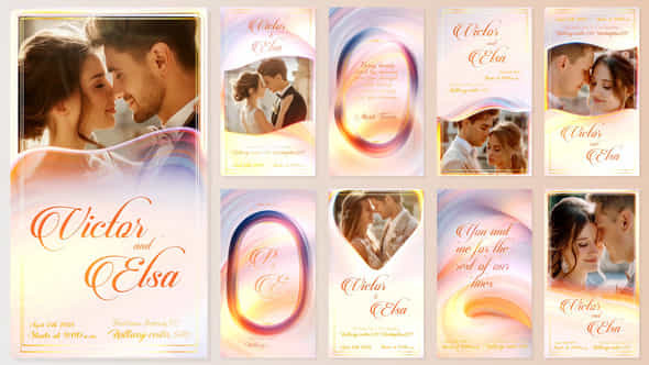 Wedding Invitation Instagram Reels Stories - VideoHive 55271192