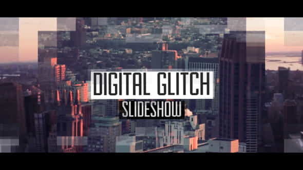 Glitch Data Slideshow - VideoHive 13036613
