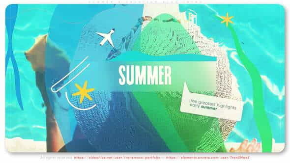 SummerVacation Blog Intro - VideoHive 32110559
