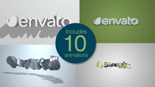 Quick Clean 3D Logo Pack - VideoHive 9847509