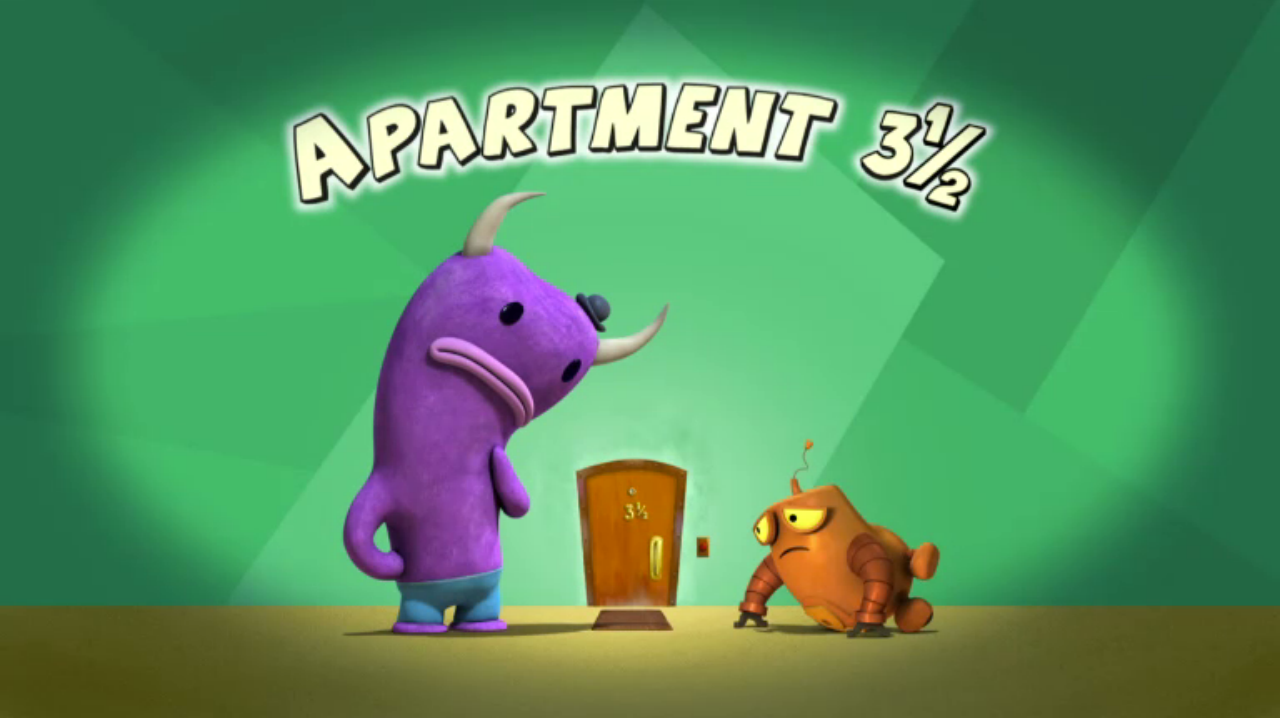 an image titlecard for the episode 'Apartment 3 1/2'