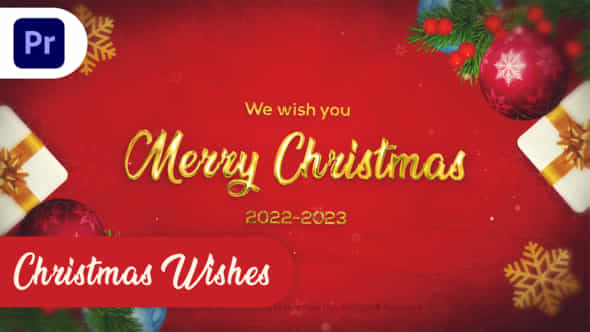 Merry Christmas Wishes - VideoHive 42551640
