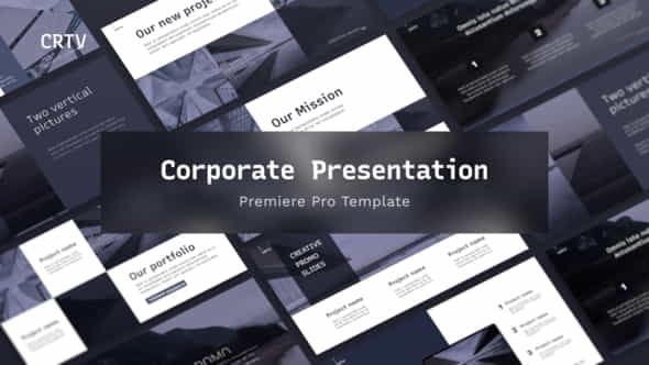 CRTV Clean Corporate Presentation For - VideoHive 33473244