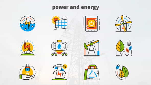 Power and Energy - Flat - VideoHive 24429377