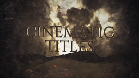 Cinematic Titles - VideoHive 24765219