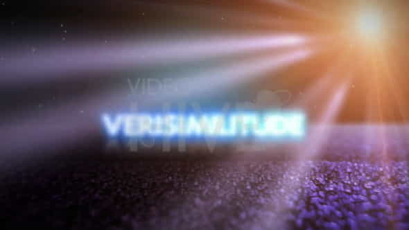 Verisimilitude Text Logo HD - VideoHive 53532