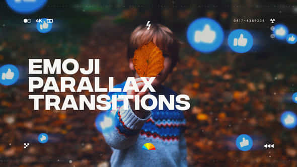 Parallax Emoji Transitions - VideoHive 38885968