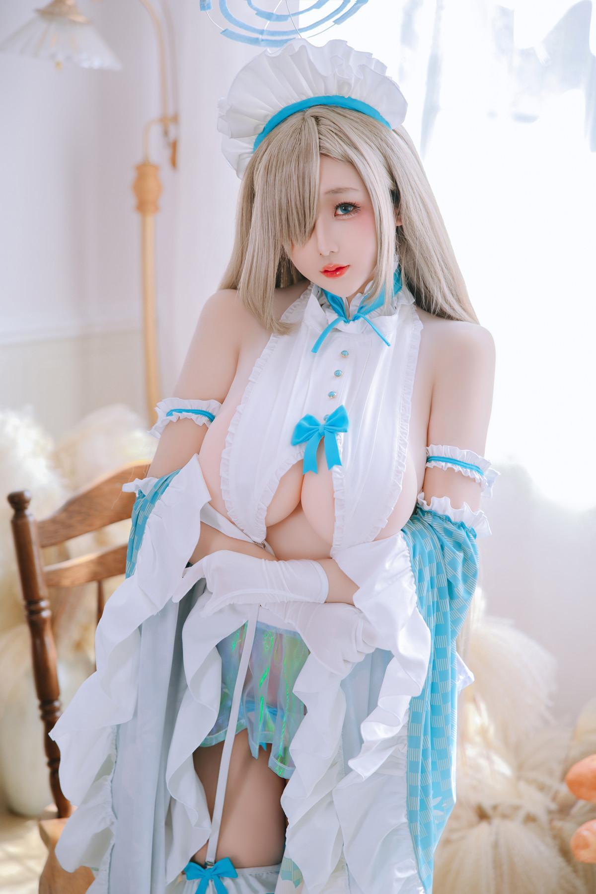 Cosplay Rinaijiao日奈娇 明日奈女仆(57)