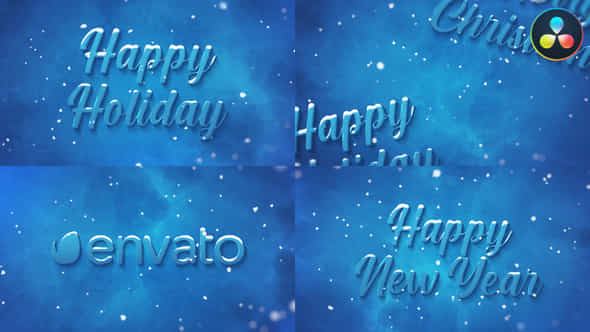 Christmas Wishes For Davinci Resolve - VideoHive 41998657