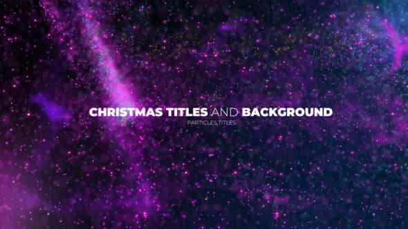 Colorful Christmas Opener With Particles - VideoHive 49285223
