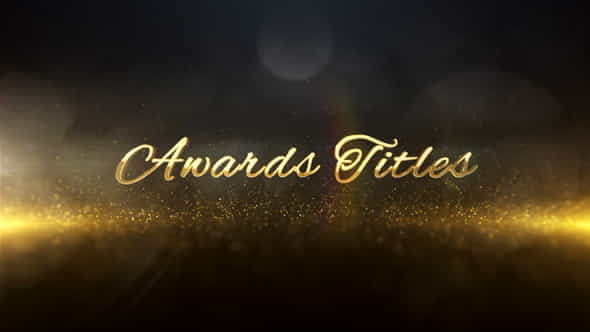 Awards Titles 3D - VideoHive 21197979