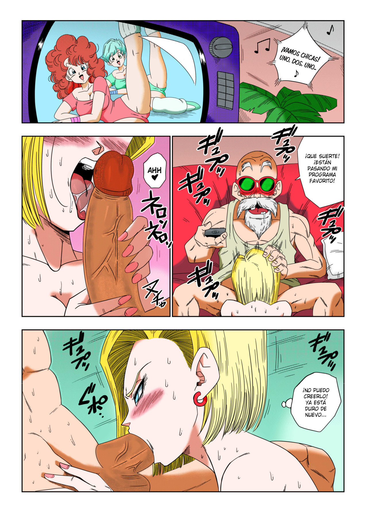 DBZ N18 Vs el Maestro Roshi Color - 22