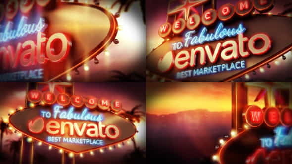 Vegas Logo Opener - VideoHive 18104314
