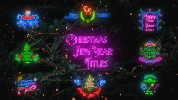 ChristmasNew Year Titles - VideoHive 29677771
