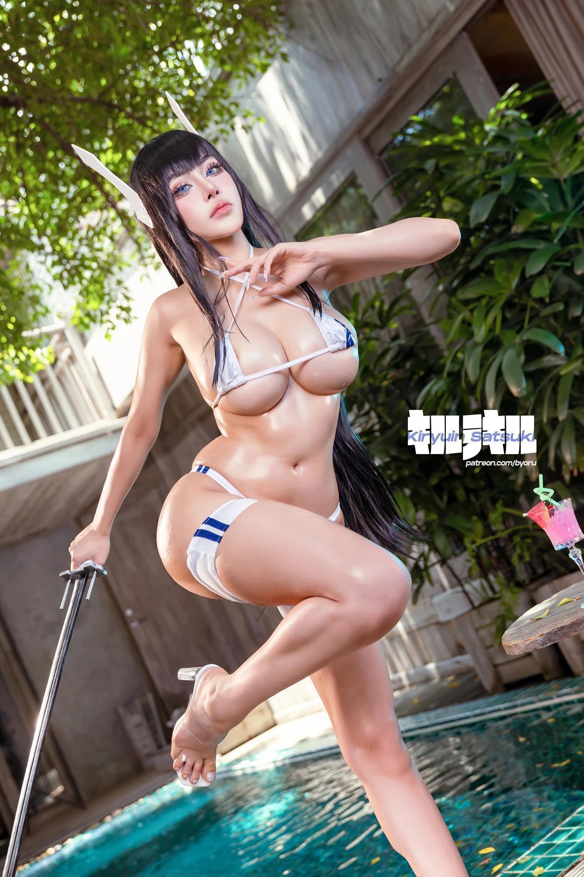 Cosplay 日本性感萝莉Byoru – Satsuki Kiryuin(7)