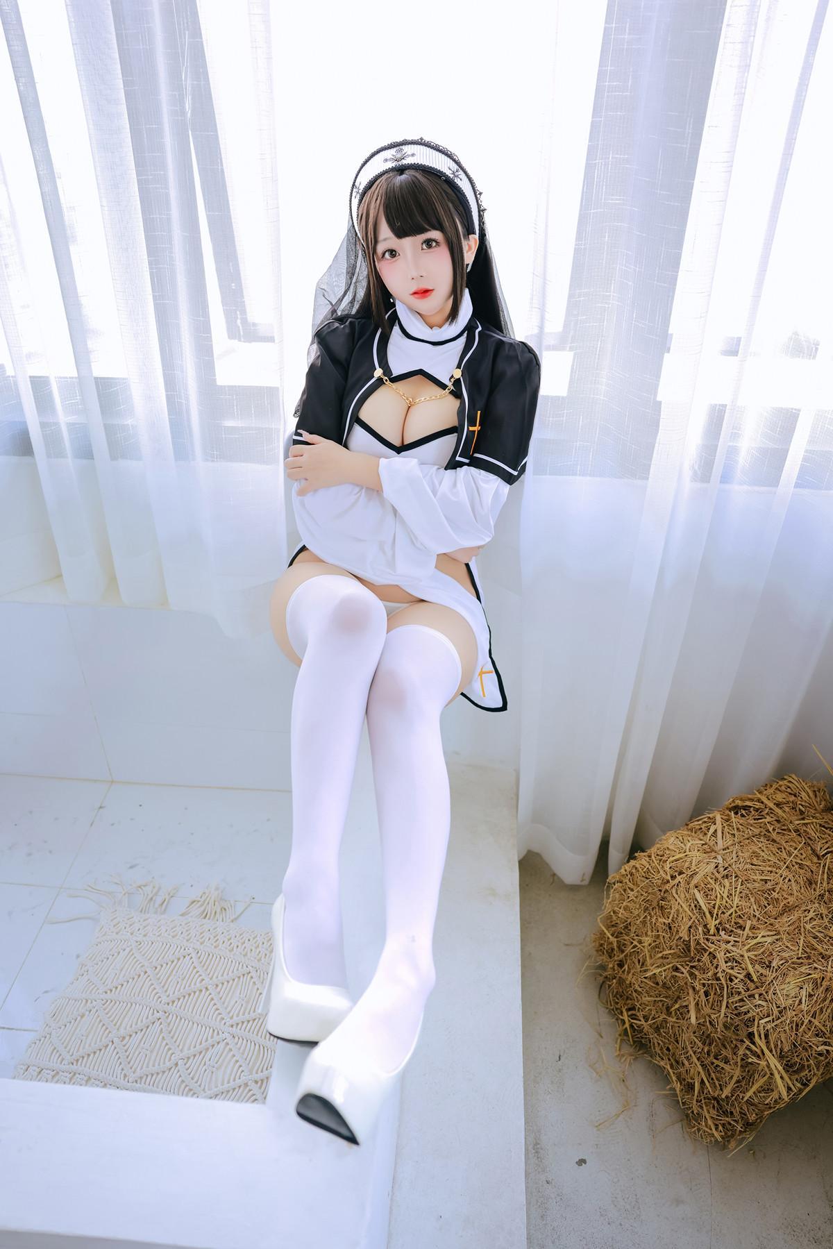 Cosplay Rinaijiao日奈娇 修女 Set.01(1)