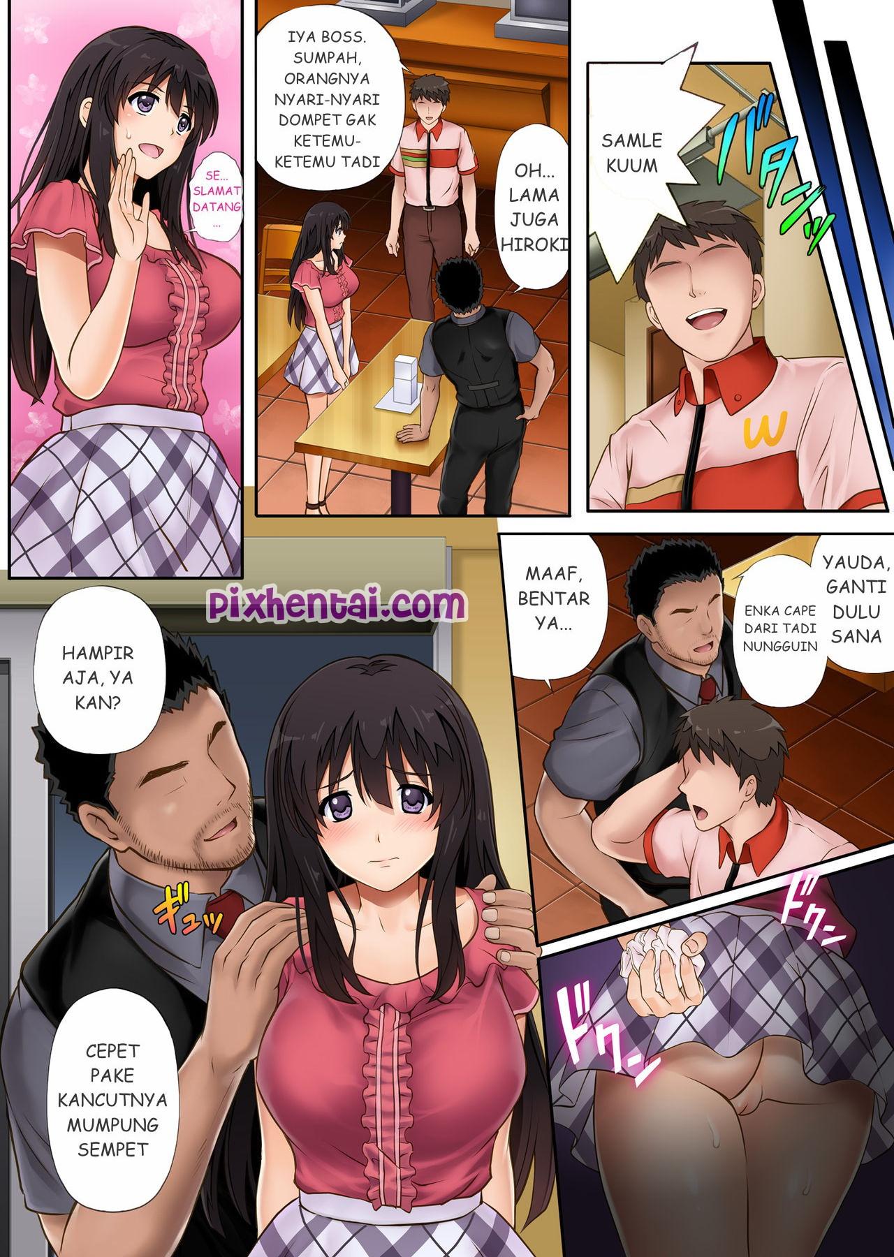 Komik Hentai Kare to Watashi to Tenchou no Shinya Kinmu Manga XXX Porn Doujin Sex Bokep 37