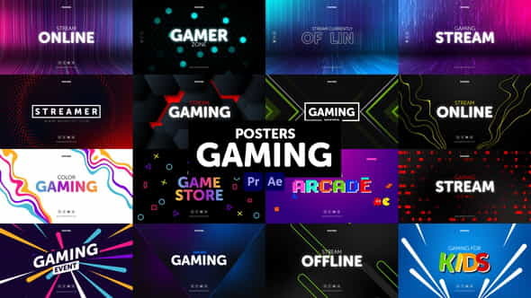 Posters Gaming - VideoHive 30898814