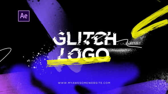Glitch Logo Intro Grunge Distortion - VideoHive 29199144