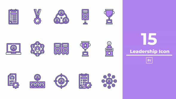 Leadership Icon Premiere Pro - VideoHive 50333447