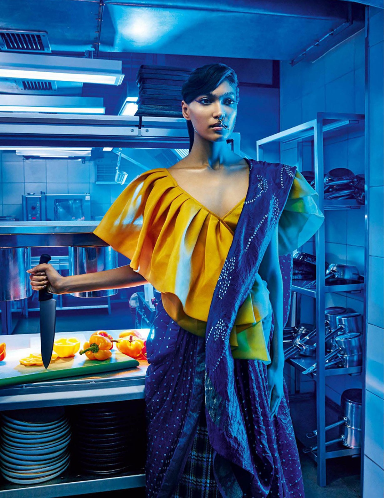 Pritika Swarup by Arjun Mark - Vogue India september 2017 Pritika Swarup by Arjun Mark - Vogue India september 2017