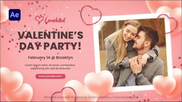 Valentines Day Intro - VideoHive 43021063