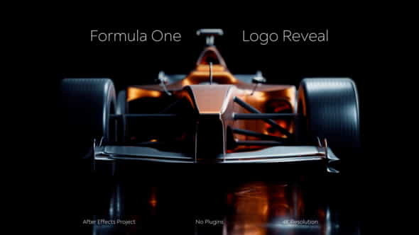 Formula One Racing Logo Reveal - VideoHive 32210985