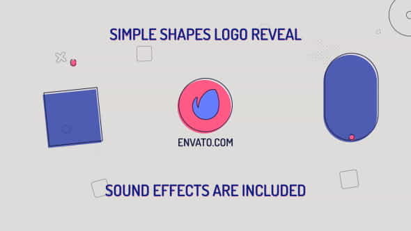 Simple Shapes Logo - VideoHive 21266274
