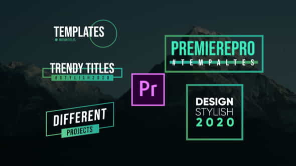 Modern Titles- Premiere Pro - VideoHive 26209461