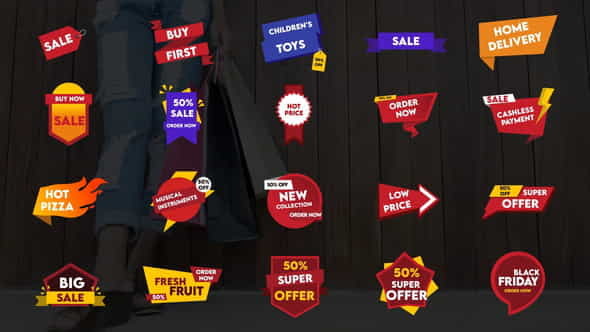 Sales Badges || After Effects - VideoHive 34322752