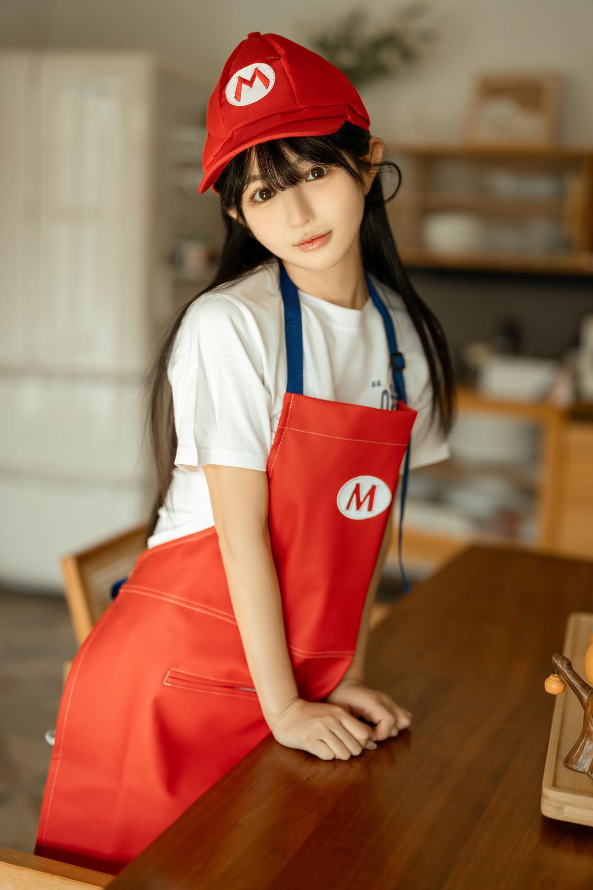 Cosplay 桜井宁宁 马里奥围裙 Mario Apron(3)