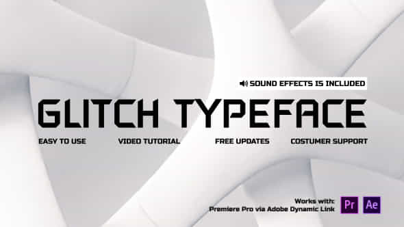 Glitch Titles - VideoHive 21091050