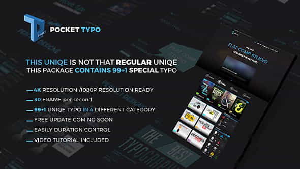 Pocket Typo - Motion Text Package | Corporate - VideoHive 15865771