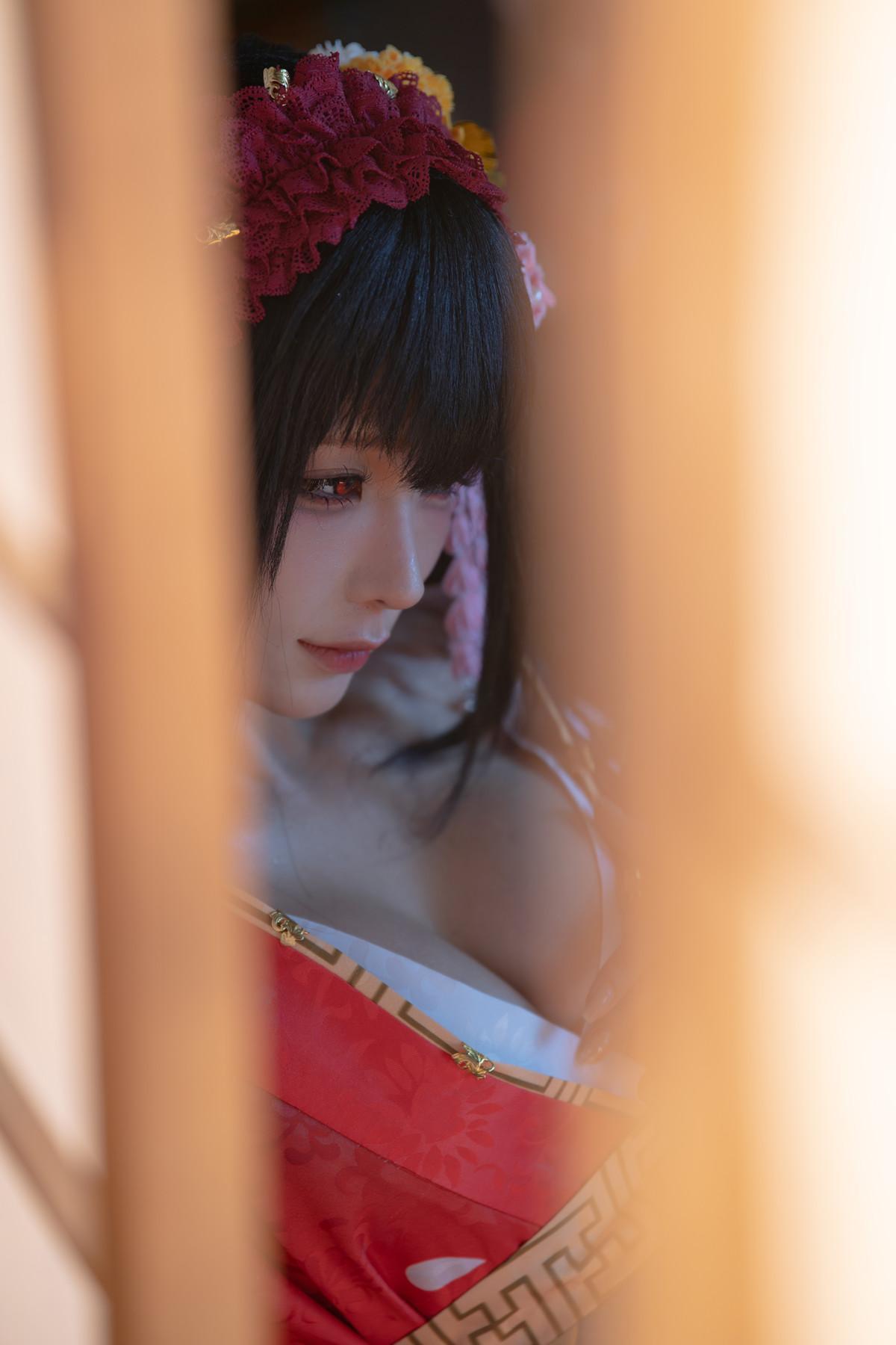 Cosplay 蠢沫沫Chunmomo 狂三和服 Kurumi Set.01(6)