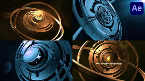 Gears Logo For After Effects - VideoHive 57185705