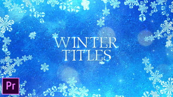 Winter Titles - Premiere Pro - VideoHive 25045449