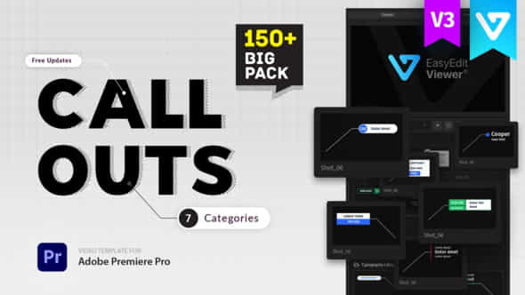 Big Pack Call-Outs | Premiere - VideoHive 22669616
