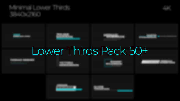 Pack Lower Thirds - VideoHive 48570930