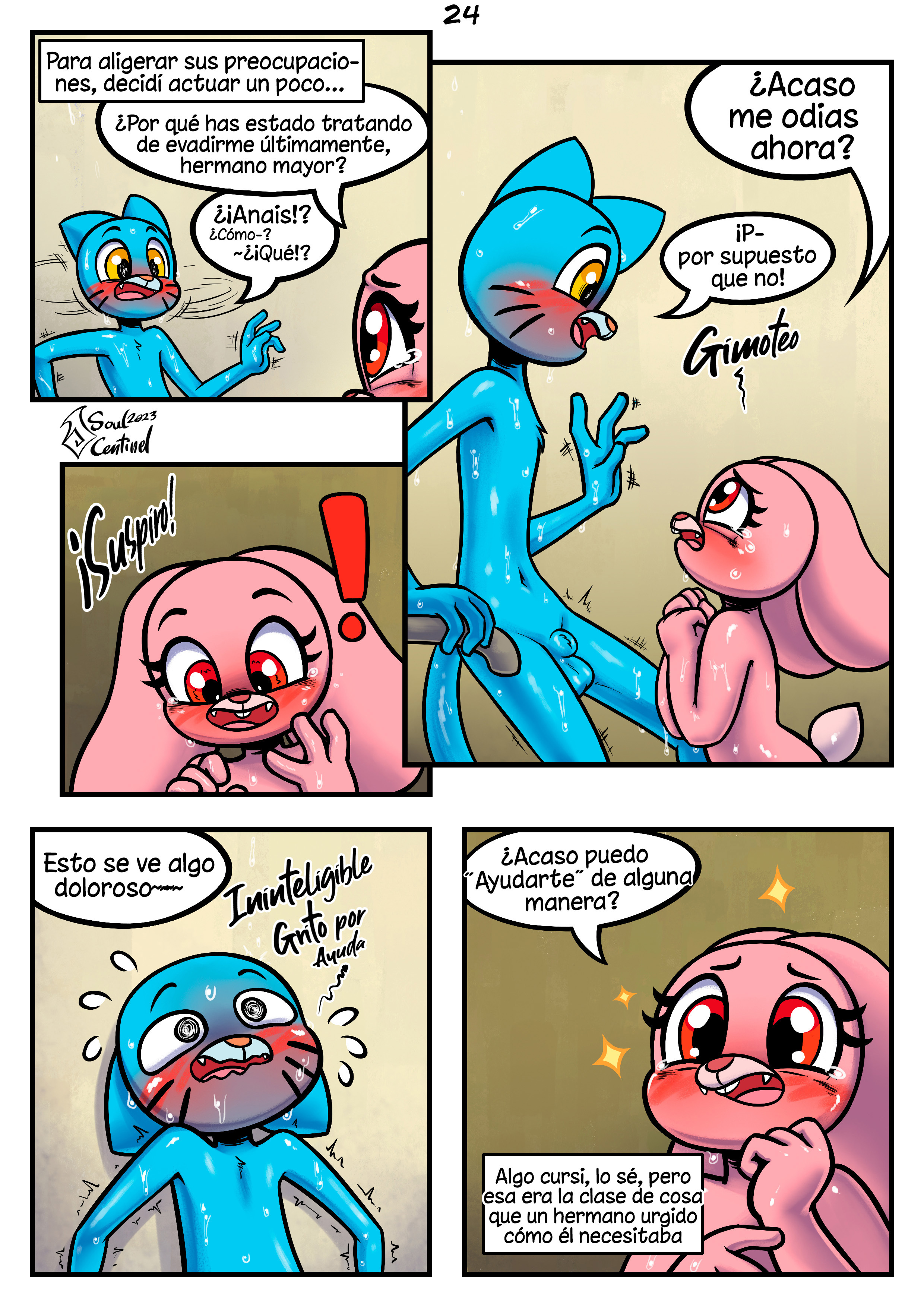 &#91;SoulCentinel&#93; No Se Permiten Maniés (Gumball XXX) - 24