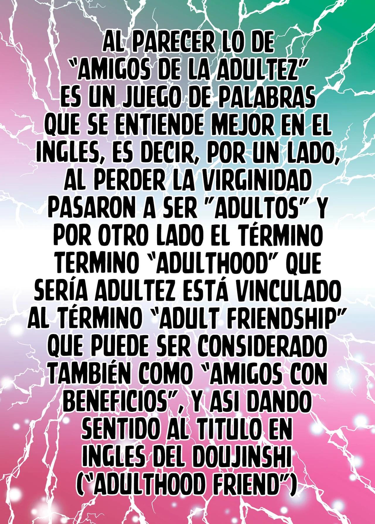 Amigo de la adultez 1 - 24