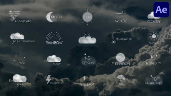 Weather Titles - VideoHive 47602712