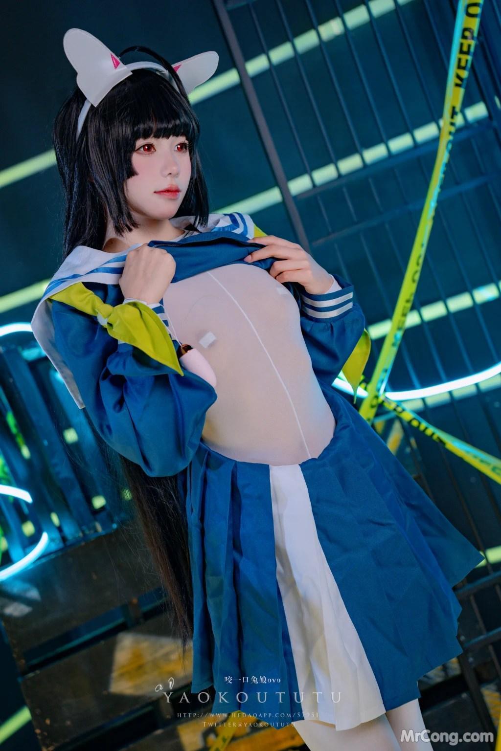 Coser@黏黏团子兔: 兔兔班车 霞沢美游 (41 photos )(39)