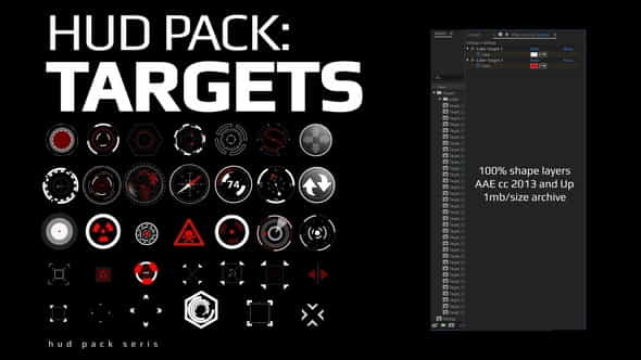 Hud Pack - Targets - VideoHive 28202656