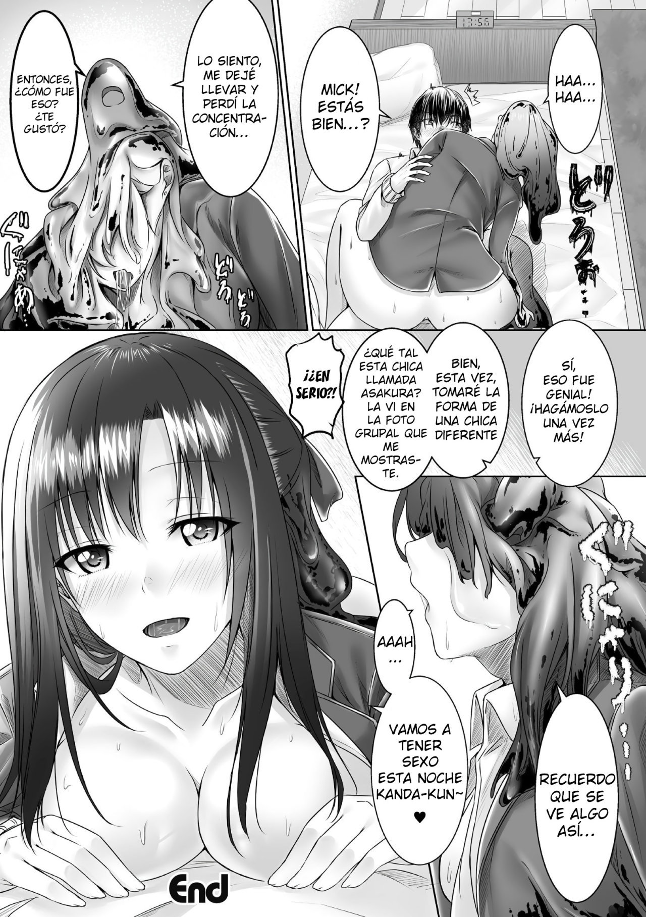 [Metako] Slime kara no Ongaeshi  The Slime's Gratitude (Bessatsu Comic Unreal Tasha Henshin Shite Narisumashi Yuuwaku Hen Vol. 2) [Spanish] [Dig